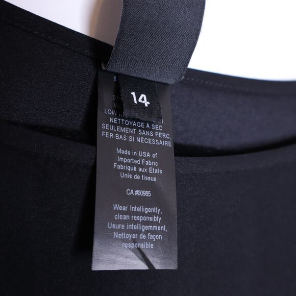 ZERO + MARIA CORNEJO Silk Lightweight Maxi Dress Black Lightweight Women's 14 - Picture 8 of 8